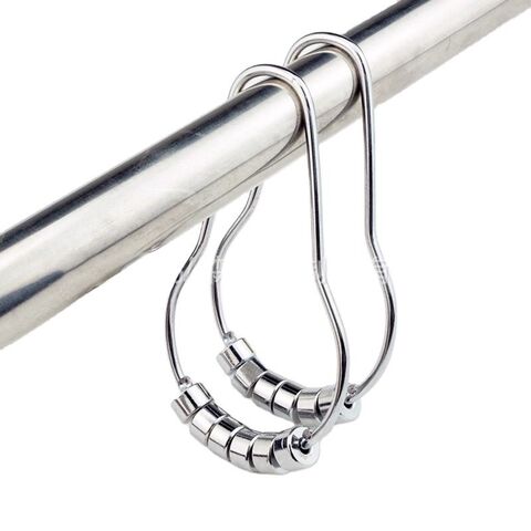 Bulk Buy China Wholesale 12pcs Premium Clear Plastic Shower Curtain Hooks  Rings Shower Curtain Hooks Gliding On Standard Shower Rods Easy Snap  Closure $0.08 from Nanjing Ssi Home Co., Ltd.