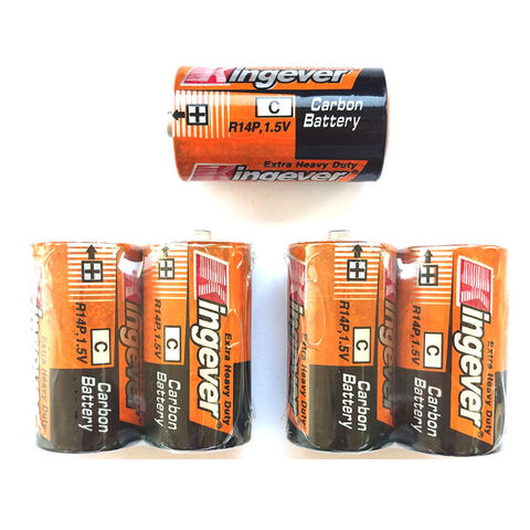 high duty sub um2 size 1.5v dry cell c r14 alkaline battery for sale at factory direct price