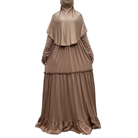 Bulk Buy China Wholesale R 2pcs/set Middle East Simple Dress Fashion Women's  Muslim Dress Patchwork Long Skirt With Scarf Modest Khimar Hijab Abaya  $17.49 from Yiwu Huaixing Import And Export Co., Ltd. |