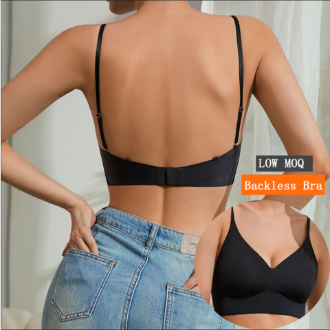 Summer Sexy Invisible Bra Lingerie For Women Backless Seamless Strapless Bra  Sexy Bralette Mujer Brassiere Crop Top Push Up Bras 