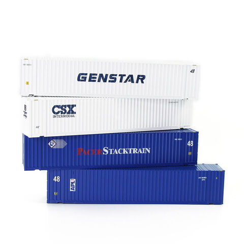 Shipping Container Train Model C8748 Model Train Railway Layout Ho Scale 48ft Shipping Container 1:87 ...