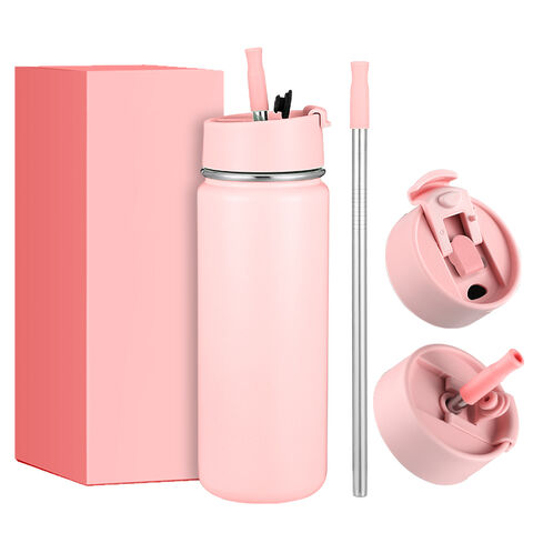 1.2L Tumbler Thermo Bottle Large Capacity With Straw Stainless