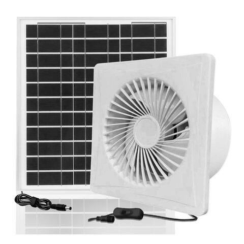 Solar 6 Inch Dc Exhaust Fan 12v Household Ventilation Fan Range Hood Kitchen  Silent Range Hood Cooling Fan - Buy China Wholesale Cooling Fan $17
