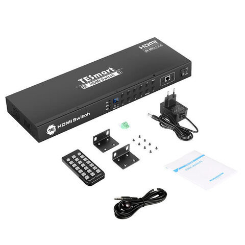 HDMI Switch 16 Port 4K 60Hz Auto Switch With RS232/LAN-TESmart