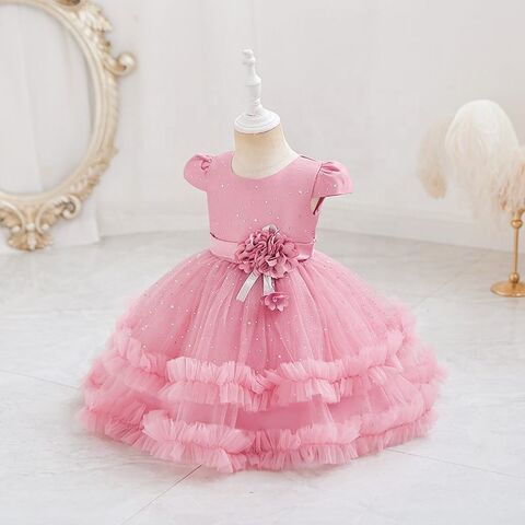 Beautiful & Attractive Stylish New Model Kids Birthday Frock For Baby Girl  - Multi Colour | Kids