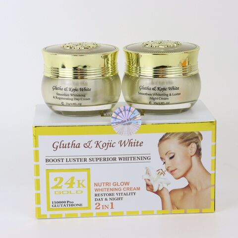 Glutha Kojic White Private Label 24k Glod Moisturizer Face Day