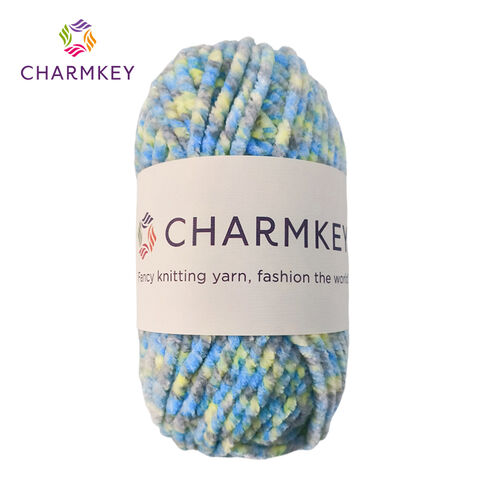 Charmkey Polyester Pompon Yarn Is a Popular Baby Yarn for Crocheting  Blanket - China Pompon Yarn and 100% Polyester Yarn price