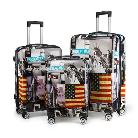 Female fashion print Travel Luggage