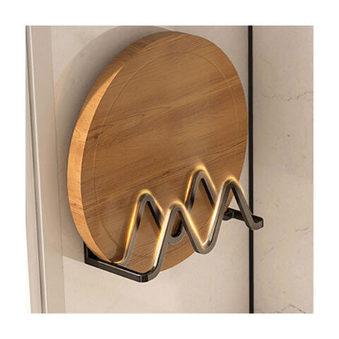 Pan Pot Lid Organizer Kitchen Plate Rack Holder Cutting Board Bakeware Stainless Steel Aluminum Alloy Kitchen Storage Shelf Rack for sale at factory direct price