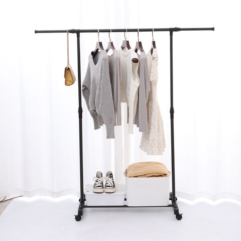 Double Pole Hanging Cloth Rack Metal Garment Rack Clothes Drying Rack For  Cloth And Shoes, Nordic Style Tree Shaped Metal Cloth Hanger Floor, Metal  Clothes Display Rack Hanging Clothing Rack, Drying Racks 