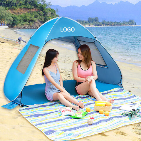 Portable Sunshade Beach Tent Fishing Tent Outdoor Single Rainproof  Sunscreen Fishing Tent Wild Shade Ultra Light Portable Equipment Set