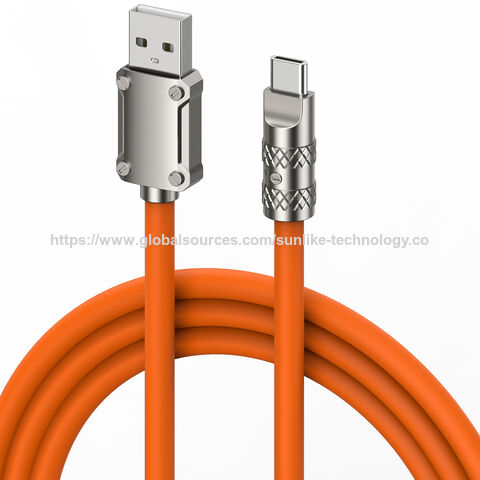 Wholesale, for phone charging, orange cable, better quality, factory price, OEM, OEM, customized cable, for phone charging for sale at factory direct price