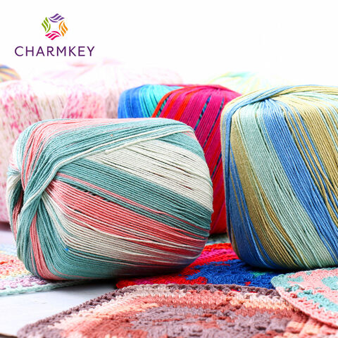 Compre Fabricantes Fornecimento 8 Ply 100% Algodão Lace Yarn Yarn Alta  Qualidade Lace Yarn Dyed Yarn Para Hand Knitting e Algodão de China por  grosso por 16.2 USD