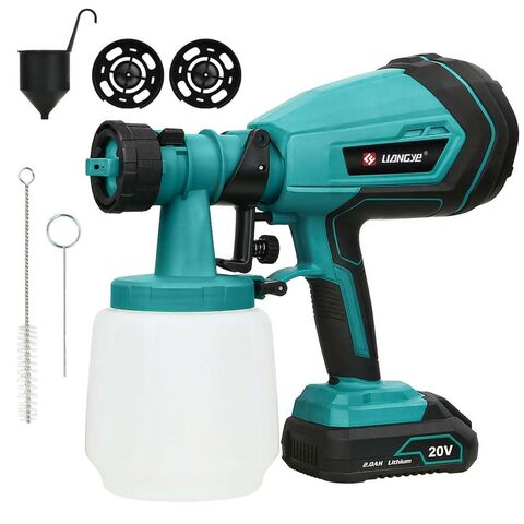 Liangye Battery Power Tools 20V Cordless Electric HVLP Airless Paint Sprayer
