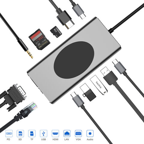 Sundix Cargador USB múltiple de 15 W, conector USB, 2 unidades, 3