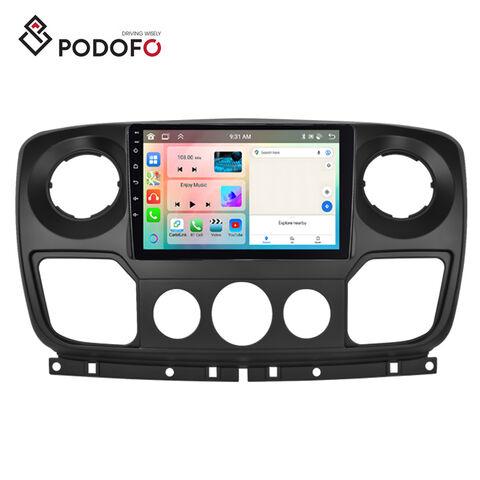 Acheter Podofo lecteur de voiture pour Renault autoradio 2 + 32G 4 Core  Android Radio Auto Radio autoradio voiture MP5 GPS miroir lien vue arrière  BT FM