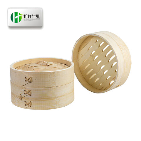 Wide Bamboo Basket - Size S