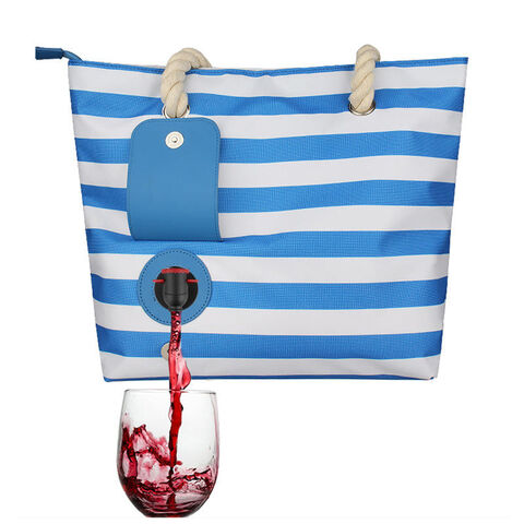 Beach Wine Bags Purse Dispenser Compartment Picnic Insulated Portable Tote  Handbag | Fruugo UK