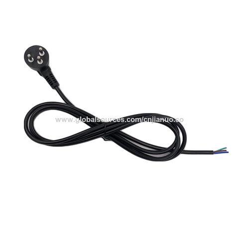 Buy Wholesale China Sii Approved Israeli Ac Power Cord 3-core 0.75mm2  Customizable & Ac Power Cord at USD 1.28