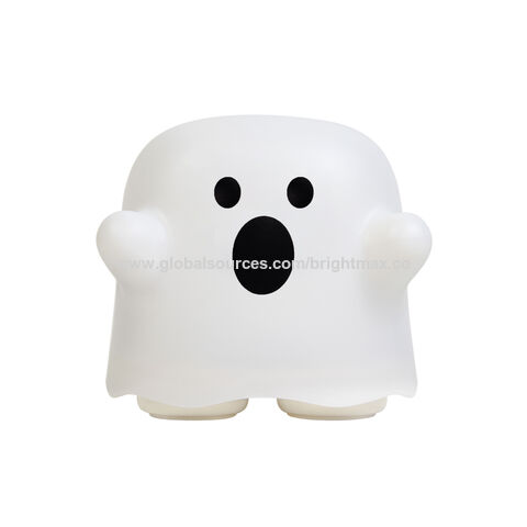 Decoración de Halloween 2023: Lámpara de Noche Infantil con Cara de Fantasma de Dibujos Animados, Recargable y Linda para la Habitación de los Niños for sale at factory direct price