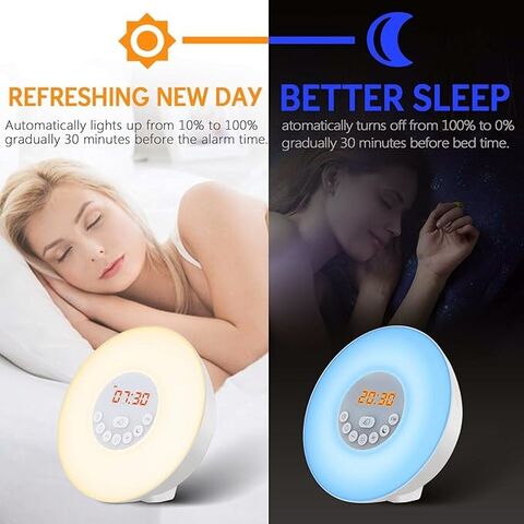  Sunrise Alarm Clock, Wake Up Light, Bluetooth Speaker