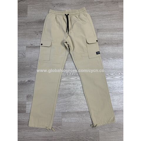 Custom Printed OEM Bulk Multi Pockets Kaki Nylon High Waist Cargo Jogger  Pants Men - China Kaki Pants and Custom Cargo Pants Men price