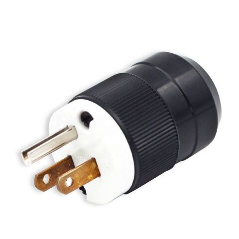 15a Generator Plug Twist Lock 125/250v Nema 5-15p 3 Pin Male Plug ...