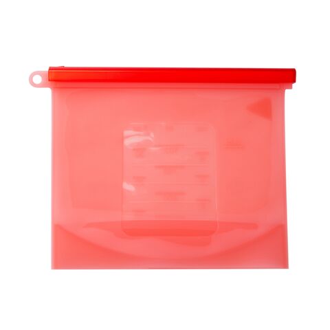 Multipurpose Reusable Silicone Food Storage Bags 1 Litre Airtight, Ziplock,  Heat And Cold Resistant