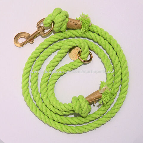 Hot Selling All Cotton Rope Dog Traction Rope Braided
