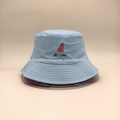 Buy Wholesale China Wholesale Custom Color Embroidery Logo Fashion Unisex  Fishing Cap Fisherman Double Sided Bucket Hat & Bucket Hat at USD 5.23