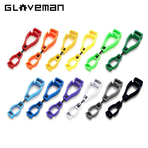 Buy Wholesale China Gloveman Custom High Strength Pom Plastic Anti-lost  Safety Work Glove Hook Fixing Buckle Grabber Glove Holder Clip & Epidemic  Mask Clip at USD 0.23