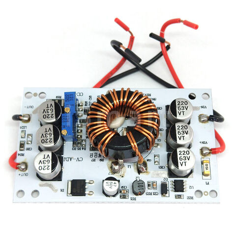 600W Step-Up Boost Converter (12 - 60 V / 10 A) with Adjustable Voltage and  Current 