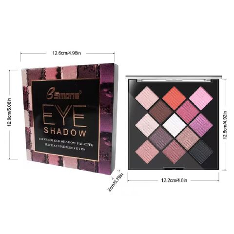 Buy Wholesale China Brown Empty Makeup Palette Square 20 Colors Cosmetic  Eye Shadow Case With Mirro & Brown Empty Makeup Palette Square 20 Colors  Cosmet at USD 1.5