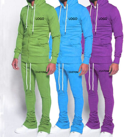 Wholesale Custom Design Sweatsuit Sweatpants Two Piece Outfits Set