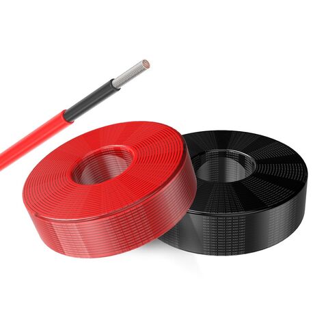 Solar Cable or PV Cable 6mm Red & Black 200m Rolls