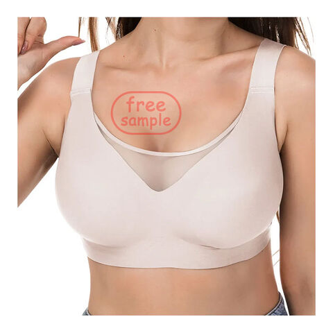 Seamless Invisible Bra With High Elasticity And Adjustable Wide Straps