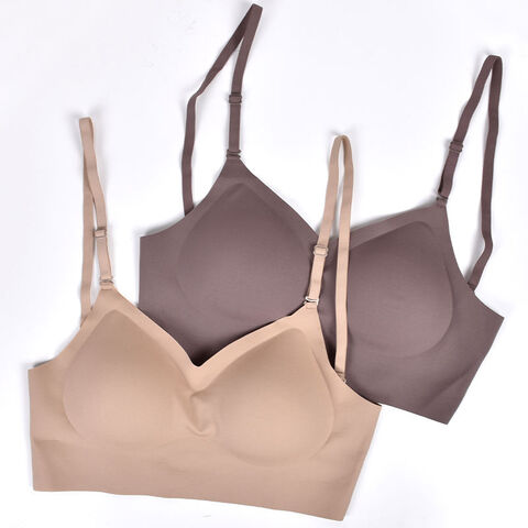2023 New Solid Color Soft Bra Women Comfortable Push Up One Piece Gathered  No Rims Seamless Bra - China Wholesale Soft Bra Women $3.24 from Guangzhou  Autumn Chant Trading Co., Ltd.