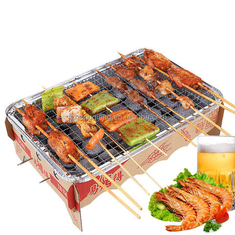 DISPOSABLE BBQ INSTANT GRILL CHARCOAL DISPOSABLE OUTDOOR COOKING