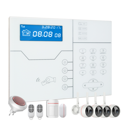 3G Wireless Focus Alarm System, Simply Safe GSM Intelligent Auto