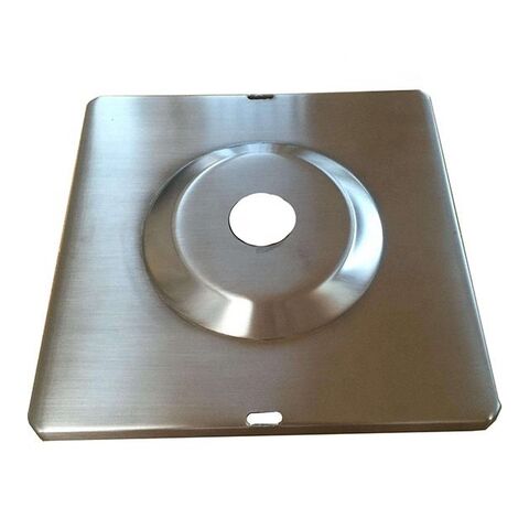 Built Industrial 5.8-inch Stainless Steel Square Shower Drain