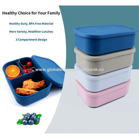 Promotional Gift BPA Free Snack Containers with Dividers China Manufacture  - China Plastic Products and Plastic Bento Box price
