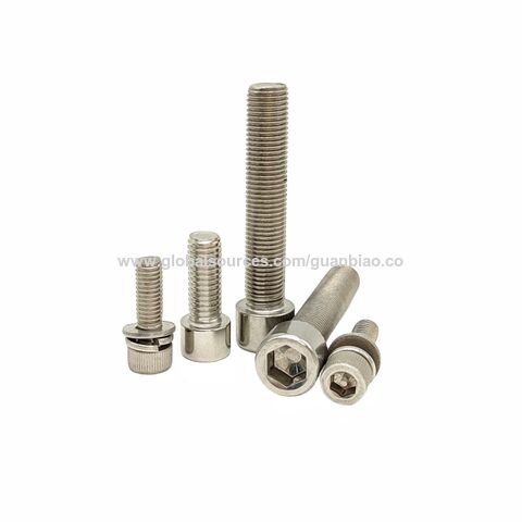 M2 x 6mm Flat/Countersunk Head Socket Screws,Pack 100-piece,Stainless  Steel,Full Thread,Right Hand,Metric