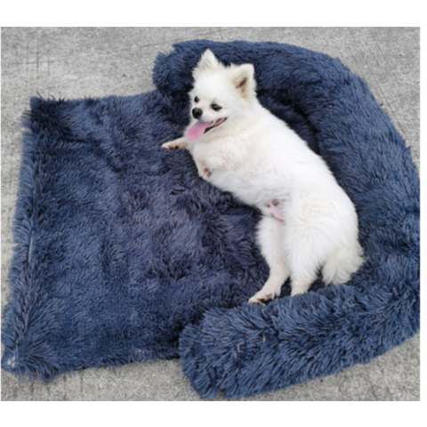 flannel dog blanket winter warm and comfortable pet bed sheet mat cartoon  cute cat and dog sleeping blanket pet supplies