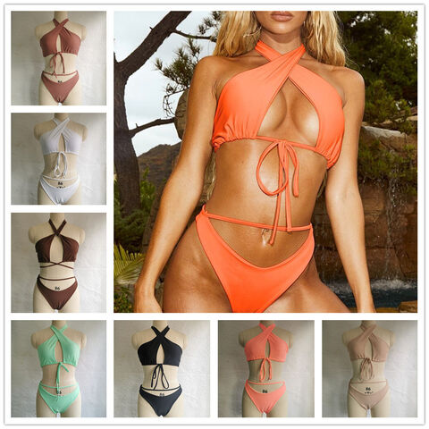 OEM $ ODM Wholesale String Bikini African Print Swim Suits Custom Sexy C String  Swimsuit - China Sexy Swimwear and Bikini price