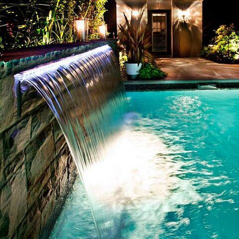 Pool Waterfall Projector Buy Standard Quality China Wholesale Raindrop Water Cascade Acrylic ...