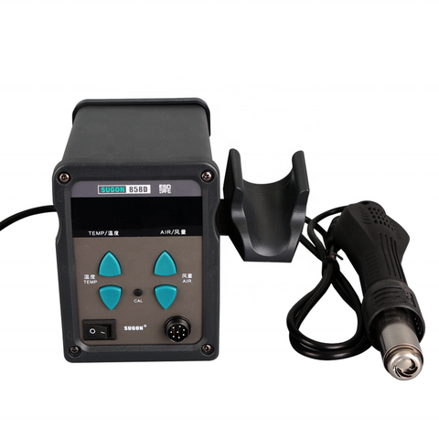 SUGON 858D Luft-Pistolen-Schnellheizungs-Dual-Digital-Display mit hoher Hitze-Gamo-Luftpistole für mobile Reparatur werkzeuge for sale at factory direct price