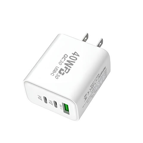 Carregador Universal Port Designs 65W USB Type-C + 1 x Porta Carregamento  USB EU Plug