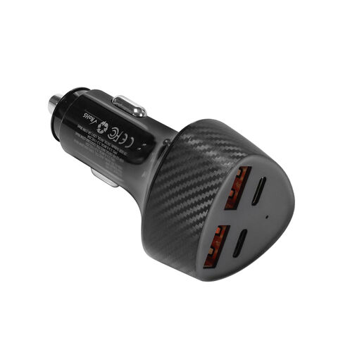Hochwertiges 50W PD QC3.0 4-Port USB-Schnellladegerät für das Auto