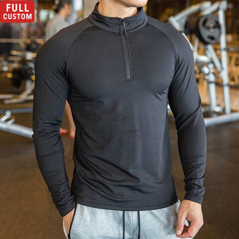Factory Direct High Quality China Wholesale Athletic 1/4 Zip Pullover Golf  Training Top Polyester Quick Fit Long Sleeve Gym Shirt Men Quarter Zip  Sweatshirt Pullover $10.9 from Number One Industrial Co. Ltd