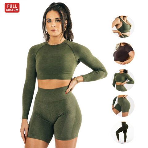 Wholesale Seamless Gym Clothing for Women High Waist Sports Fitness Yoga  Longsleeve Crop Top Legging Set - China Wholesale Fitness Yoga Wear and  Zumba Wear Women Fitness Clothing price
